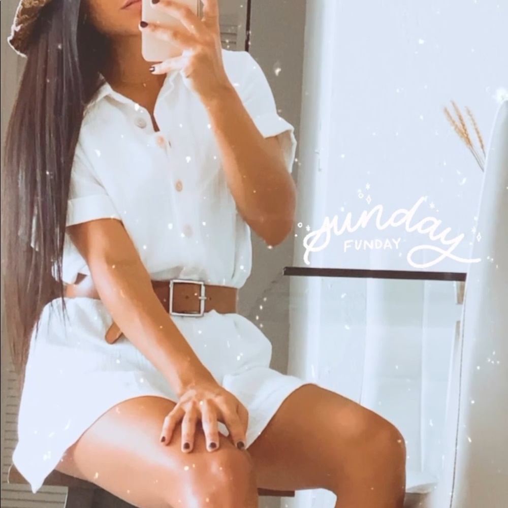 White jumpsuit